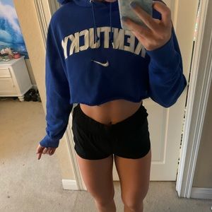 Vintage cropped hoodie University of Kentucky